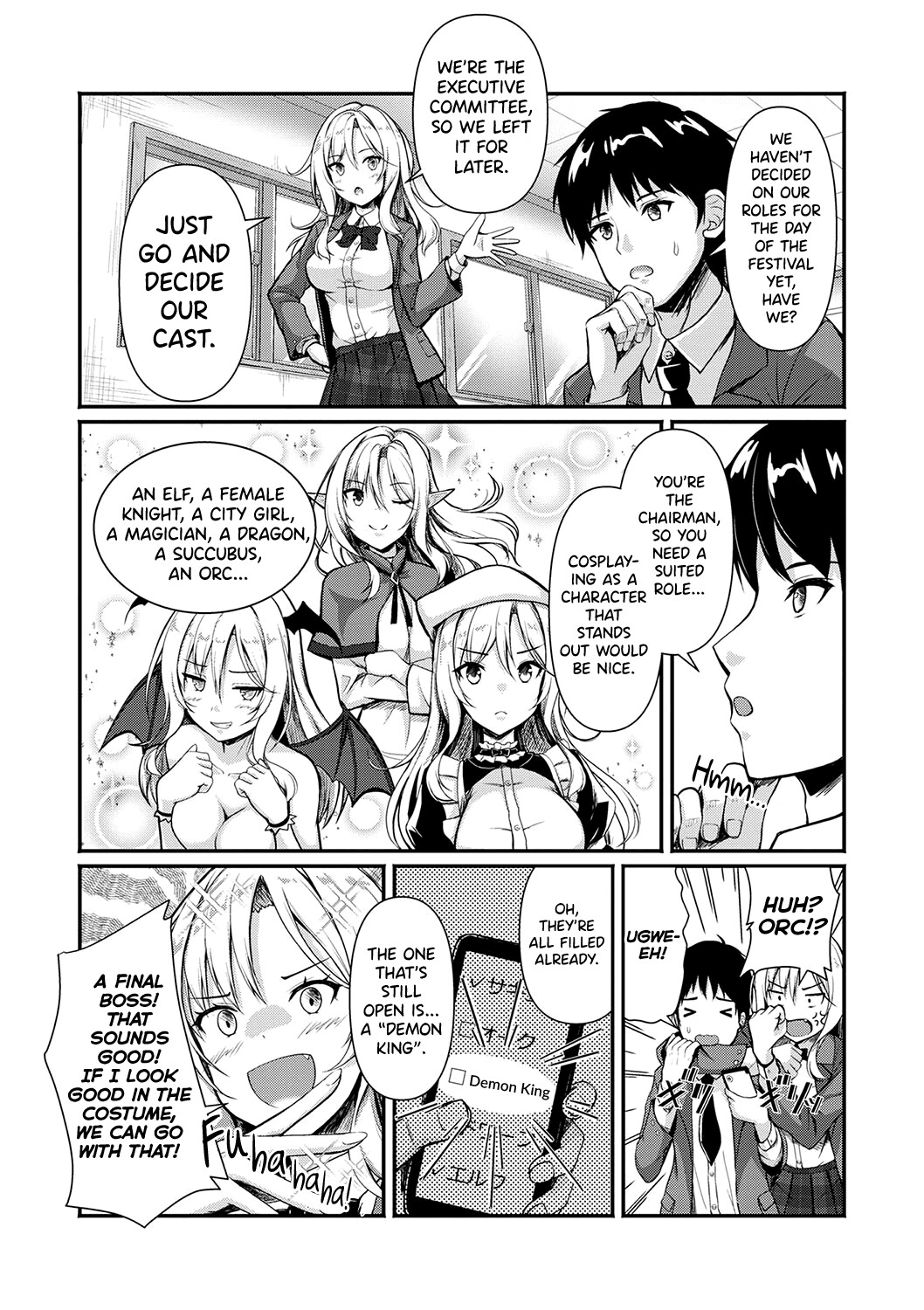 Hentai Manga Comic-The Chairman is the Demon King Heroine!?-Read-2